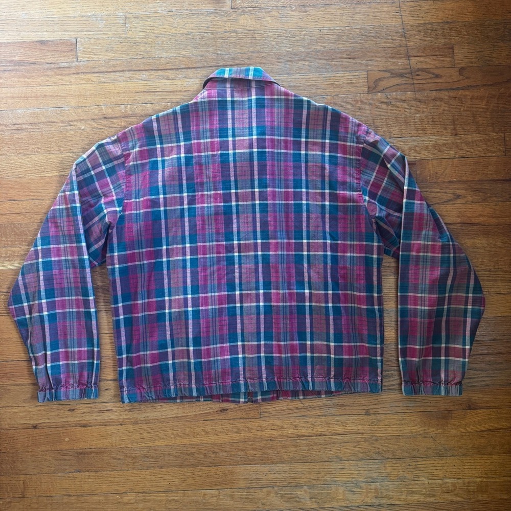 Polo Ralph Lauren Vintage 1940s-1950s Classic Tartan Jacket Mens Large - Picture 6 of 6